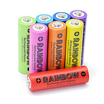 BP&S RAINBOW 単3形8本パック BPS-3NIJI8P 管理No. 4562382484008