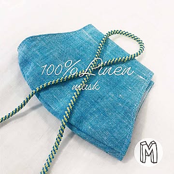 リネンマスク 夏 リネン100％ 日本製 フランス産 涼しい 肌荒れ おしゃれ ガーゼ ナチュラル 子供 キッズ 抗菌