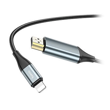 日本トラストテクノロジー JTT hoco UA15 HDMI 変換ケーブル for iOS UA15-LH-BK