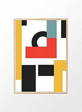 STUDIO FAZZOLETTO | MODERN GEOMETRY POSTER | アートプリント/ポスター (50x70cm)【北欧 デンマーク シンプル おしゃれ】