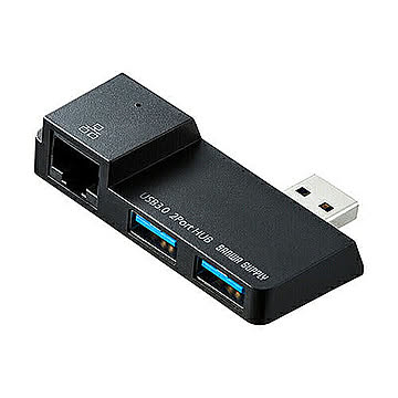 サンワサプライ Surface Pro用 USB3.2 Gen1ハブ USB-3HSS2BK2 管理No. 4969887781760
