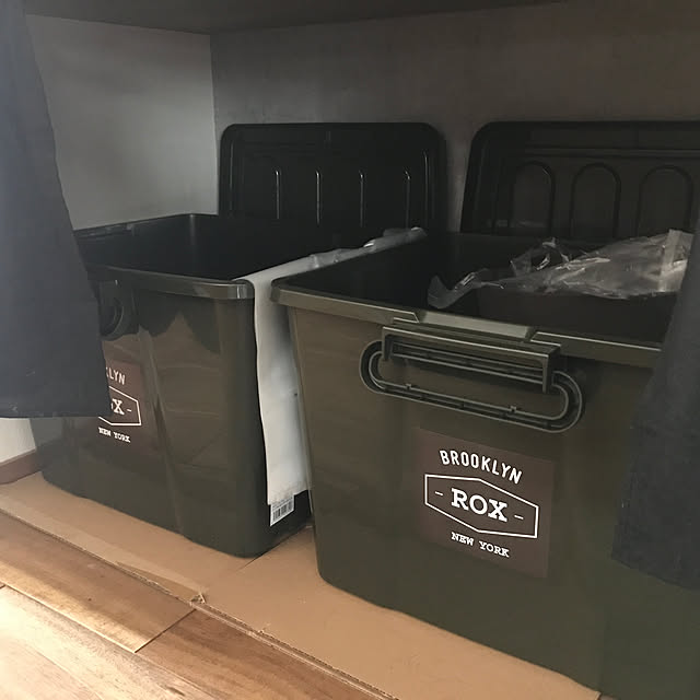 キッチンカウンター下,キャスター付きゴミ箱,キャスター付き,コーナン,ゴミ箱収納,ごみ箱,Kitchen,蓋付き収納ボックス,蓋付き miki2の部屋