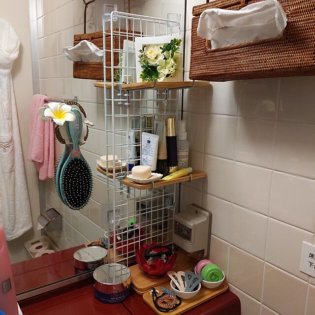My Shelf,ダイソー,100均,DIY,ユニットバスでもあきらめない,ユニットバスの洗面台収納 nyaorinの部屋