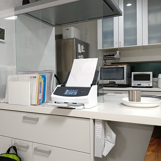 Kitchen,ワークスペース,ScanSnap,書類整理,快適な暮らし,スキャナー,夏の暮らし準備2024,建売住宅,こどもと暮らす,すっきり暮らす,整理収納アドバイザー,住宅収納スペシャリスト,リビング学習 rumiの部屋
