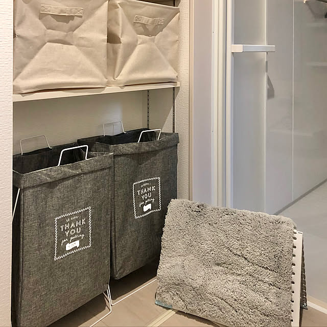 ナチュラル,ホワイトインテリア,ニトリ,無印良品,Bathroom maikoの部屋