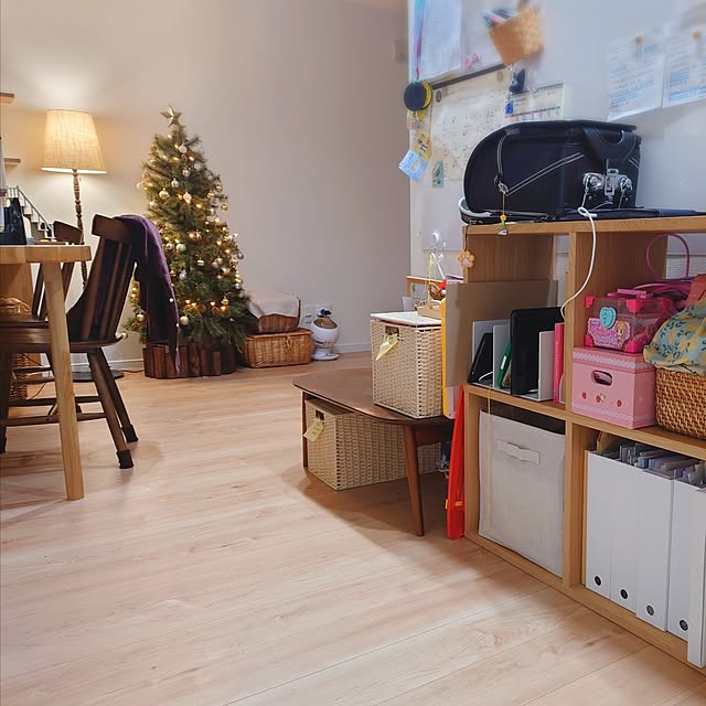 無印良品,ナチュラル,収納,ブラウン,ランドセル,癒し,クリスマス,小学生,スタッキングシェルフ,くつろぎ空間,保育園,こどものいる暮らし,通学・通園グッズ収納,My Shelf,受賞ありがとうございます,運営チームの皆さまに感謝 anri193の部屋