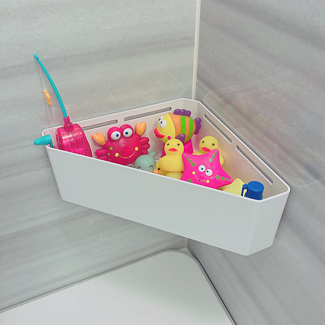 RoomClipショッピング,おうち見直しキャンペーン,お気に入り,おもちゃ収納,お風呂のおもちゃ,お風呂収納,子供のいる暮らし,お風呂のおもちゃ収納,お風呂おもちゃ収納,子育ての救世主,Bathroom ymnknの部屋