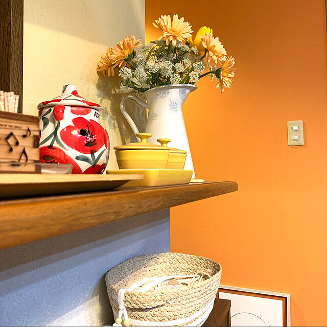 オレンジの壁,好きな風景,My Shelf moonexの部屋