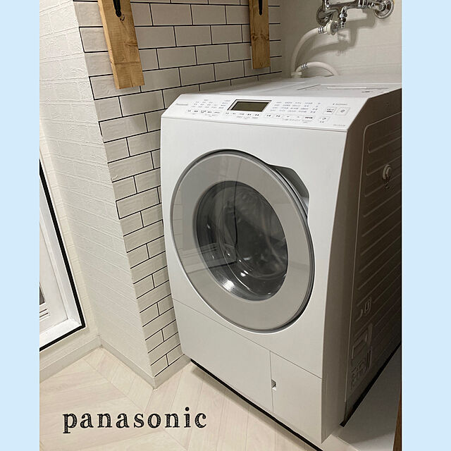 洗剤自動投入機能、最高,干さなくていいって素敵,ドラム式洗濯機,Panasonic洗濯機,Bathroom akezouの部屋