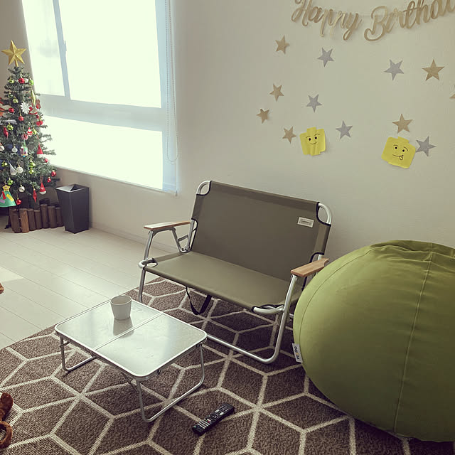 カーペット,クリスマスツリー,ヨギボーポッド,ヨギボーのある生活,ヨギボー,コールマン,キャプテンスタッグ,建て売り一戸建て,Lounge sasaの部屋