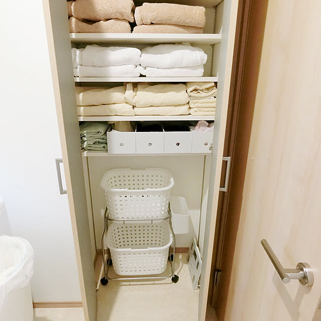 Bathroom,ヒオリエタオル,建売だけど諦めない！！,建売住宅,脱衣所 狭いです,脱衣所収納,建売だけどオシャレハウスを目指します！ meeの部屋