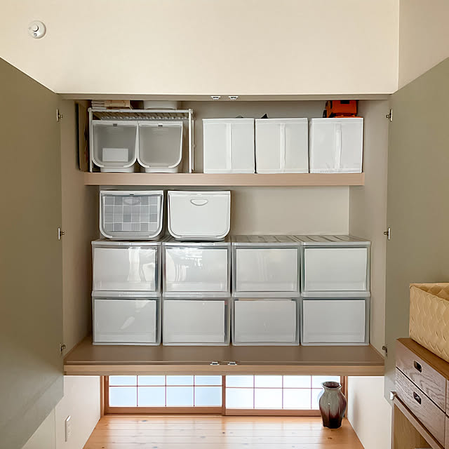 Bedroom,IKEA,ニトリ,吊り押入れ,押入れ収納,押入れ,お家見直し,収納,整理整頓,収納アイデア,余白のある暮らし tokonekoの部屋