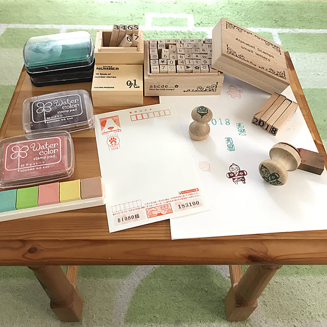 オリジナルな年賀状を作ろう 手書き 消しゴムハンコ 写真を使った作例を紹介 Roomclip Mag 暮らしとインテリアのwebマガジン