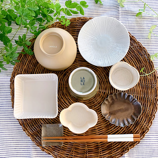 My Desk,おうちごはん,おひとりさま時間,LAKOLEの食器,LAKOLE,豆皿,ラコレハウス chisaの部屋