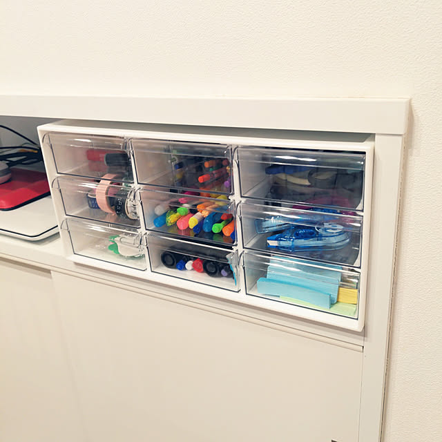 My Shelf,カウンター下収納,ダイニング,キッチンカウンター,文房具収納,ニトリ,レターケース,レターケース9個引き出し SONATAIの部屋