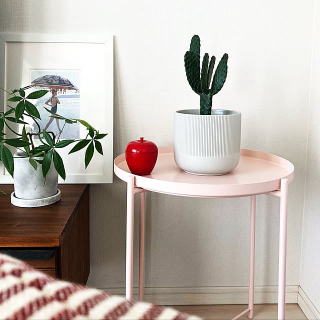 IKEA キャンドル,IKEA GLADOM,IKEA 鉢カバー,テレビまわり,観葉植物のある部屋,マンション暮らし,グラドム,Lounge Rio333の部屋