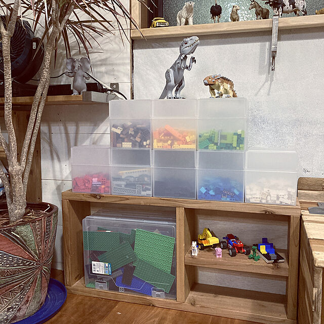 LEGO収納,キャンドゥー,DIY,杉板,On Walls pantarouの部屋