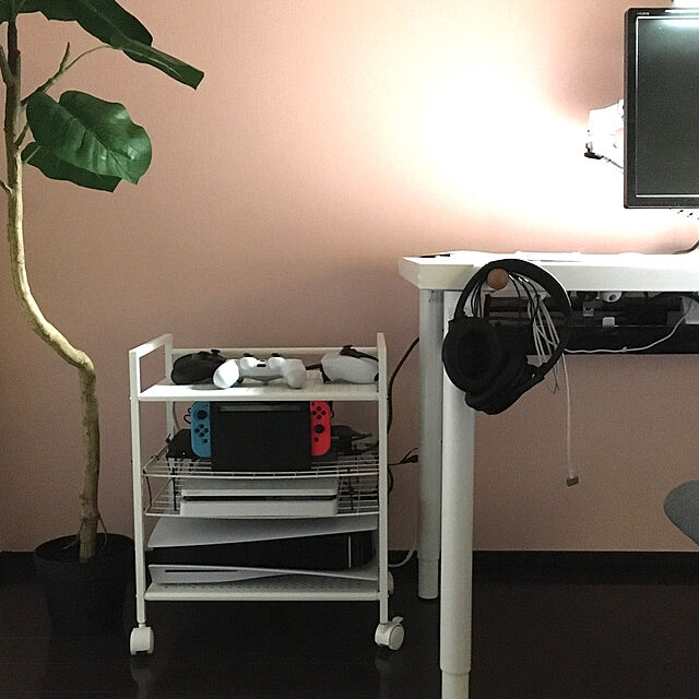 PS5,机周り,Switch収納,ゲーム環境,My Shelf Amyの部屋