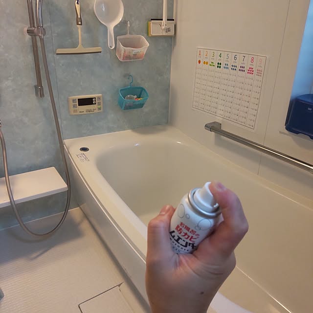 Bathroom,カビ対策,お風呂掃除,ラク家事,予防掃除,お風呂の防カビムエンダー,夏の暮らし準備2024 KANAKOの部屋