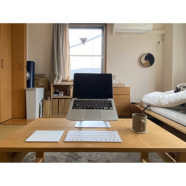 コーヒー,ワークデスク,1K,一人暮らし,在宅ワーク,テレワーク,リモートワーク,My Desk ht6030の部屋