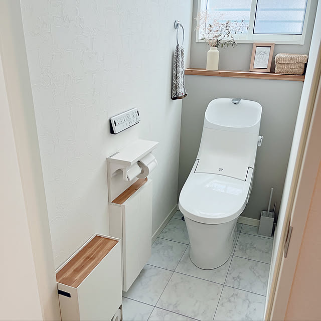 なるべくスッキリ,LIXILトイレ,かすみそうドライ,ユーカリドライ,スリコ,towerシリーズ,トイレのインテリア,イベント用,RCの出会いに感謝♡,いいね！ありがとうございます◡̈♥︎,イベント参加,コメントお気遣いなく♡,Bathroom,久々トイレから so.yuの部屋