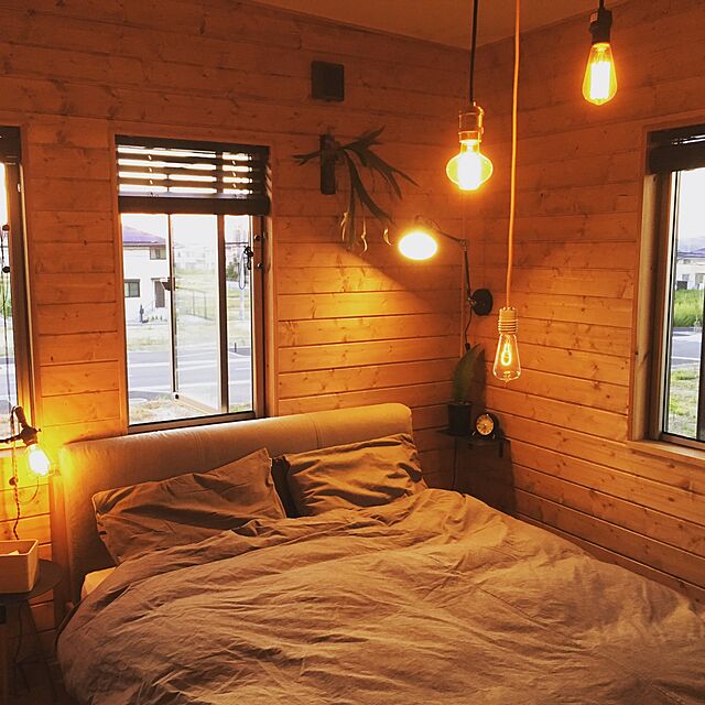 寝室は照明を工夫すればGood☆雰囲気抜群の空間アイデア | RoomClip 