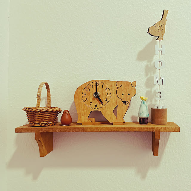 ピノキオ,とりさん,時計,イベント参加,セリア,こどものいる暮らし,100均,My Shelf,パズル Maryの部屋