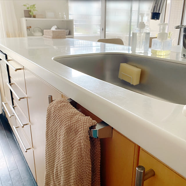 Kitchen,H&M HOME,タオル,キッチン,KEYUKA,タオル掛け biroballonneの部屋
