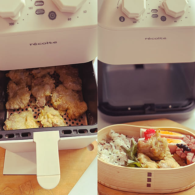 お弁当,RoomClipショッピング,吹き抜け,建売住宅,家を好きになりたい,LDK21帖,レコルト　エアーオーブン,Kitchen ayu-ibuの部屋