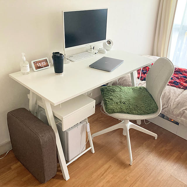 IKEA,学生,実家暮らし,女子部屋,PC,パソコン,ホワイトインテリア,My Desk,TROTTEN,ゲーミングPC neroの部屋