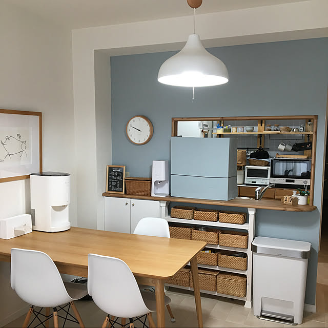 ペンキ塗り,クッションフロアシート貼り,ラブリコでDIY,ディアウォール DIY,リメイクシート貼り,コメントお気遣いなく♡,リフォーム・リノベーション,Lounge akezouの部屋