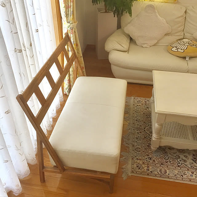 オットマン,ワトコオイル,ソファー,ベンチ,リメイク,DIY,ハンドメイド,椅子,Lounge yabaの部屋