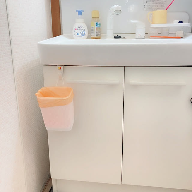 ハンドメイド,ゴミ箱,100均,ダイソー,Bathroom milkの部屋