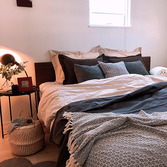 布団カバー,シンプルインテリア,ゼロキューブ,ニトリ,IKEA,Bedroom Miiの部屋