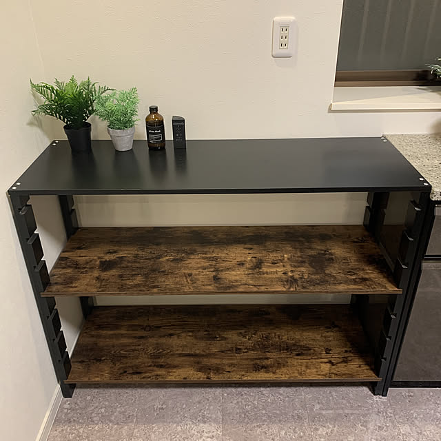 カップボード収納,DIY棚,My Shelf,フリーラック,フリーラックポール kana.taの部屋