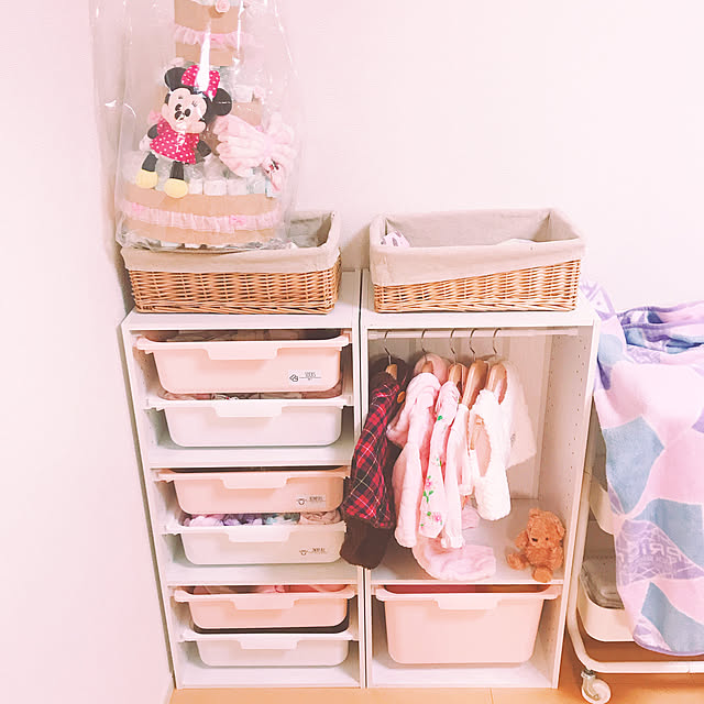 My Shelf,赤ちゃんと暮らす,ベビー服収納,ベビー服,カラーボックス,ニトリ,大東建託,2LDK,賃貸,2LDK賃貸アパート Yukinaの部屋