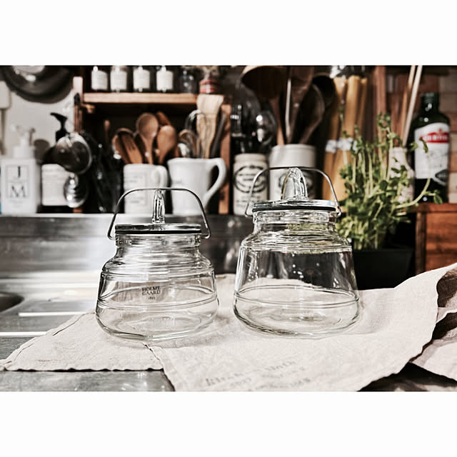 DUNDEE,アンティーク,ホルムガード スカーラ,RoomClipショッピング,購入品,ガラスジャー,買ってよかったもの,fog linen work,暮らしを楽しむ,リネンクロス,ナチュラルインテリア,団地キッチン,Kitchen emiの部屋