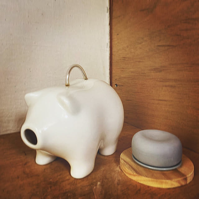 蚊取りブタ,アロマストーン,無印良品,玄関ディスプレイ,My Shelf pipi_chocolateの部屋