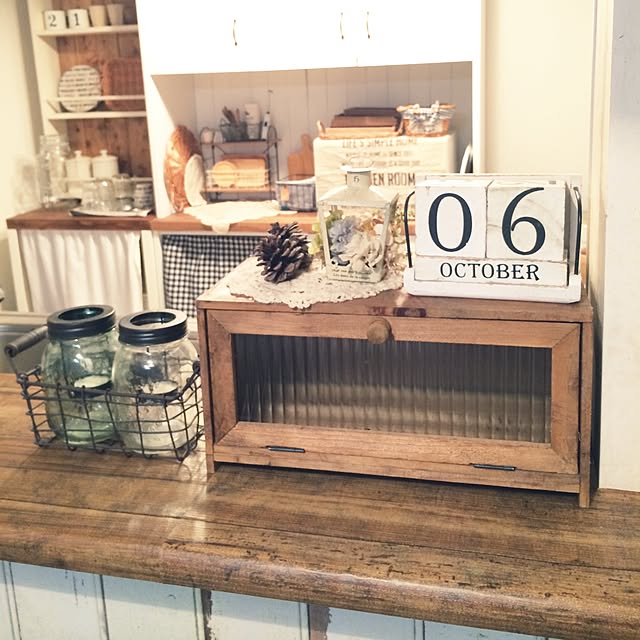 Kitchen,クッションフロア,DIY,カフェ風,ナチュラル matukoの部屋