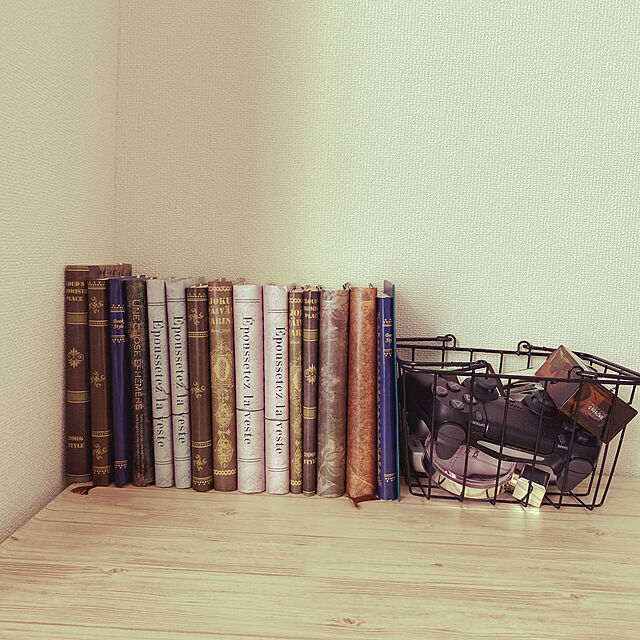 ブックカバー,小説,ハリーポッター,1K,賃貸,25畳,ナチュラル,一人暮らし,Overview minamiの部屋