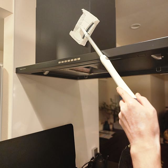 Kitchen,コンパクト,換気扇掃除,ミニワイパー,クイックルワイパー,クイックルワイパーミニ,まめに掃除,高いところの掃除,拭き掃除しやすく,ピカピカにお掃除,清潔を保つ 75の部屋