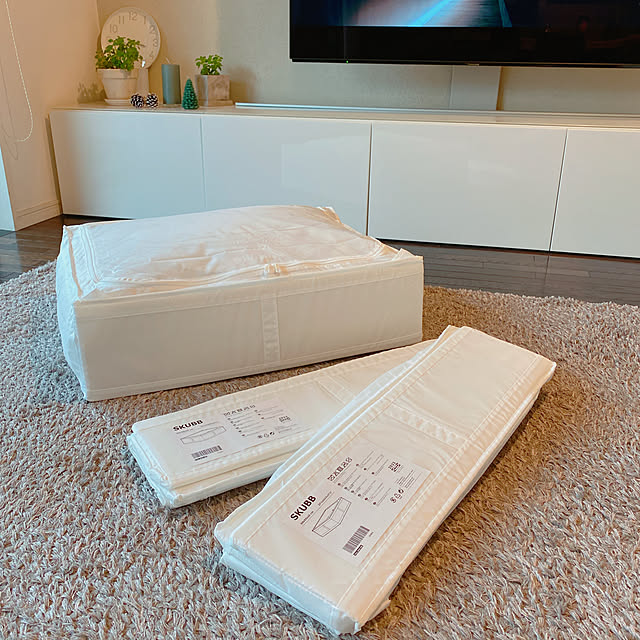 クローゼット収納見直し,クローゼット収納,skubb,IKEA,Overview biroballonneの部屋