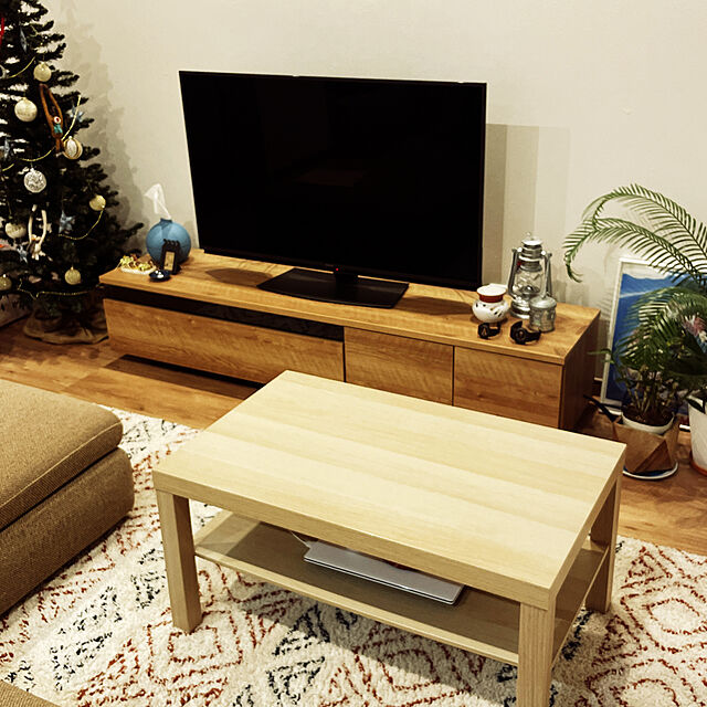 ナチュラル,クリスマスツリー,IKEA,観葉植物,My Desk haruの部屋