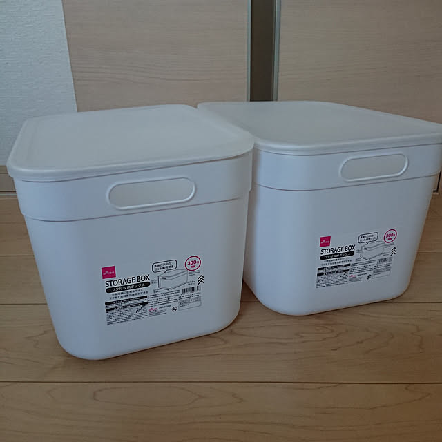 ダイソー,ストレージボックス,フタ付収納ボックス,300円商品 rierieの部屋