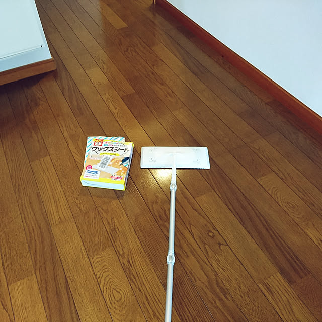 Entrance,ワックスがけ,フローリング,ワイパー,リンレイオールワックスシート,定期メンテナンス poteの部屋