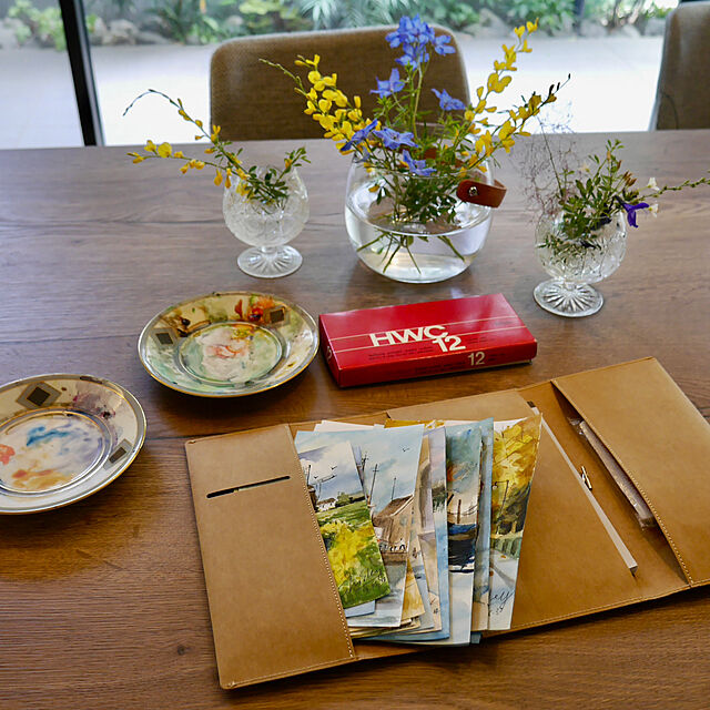水彩絵の具,無印良品,買ってよかったもの,2枚投稿です♡,花のある暮らし,日常生活,住友林業の家,趣味を楽しむ,My Desk Norikaの部屋
