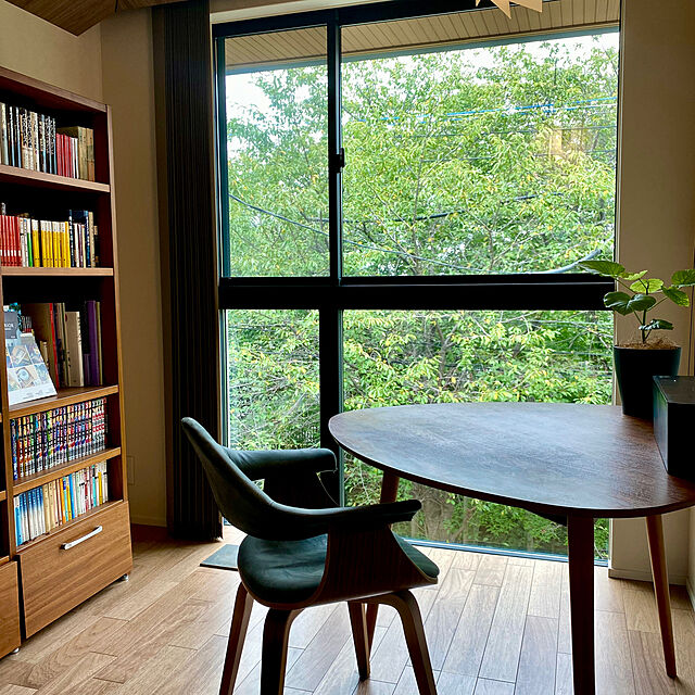 My Desk,シンプルが好き,観葉植物,夏,癒しスペース,RCの出会いに感謝♡,RCの皆さまに感謝♡,住友林業,住友林業の家,水彩絵,木製家具 Norikaの部屋