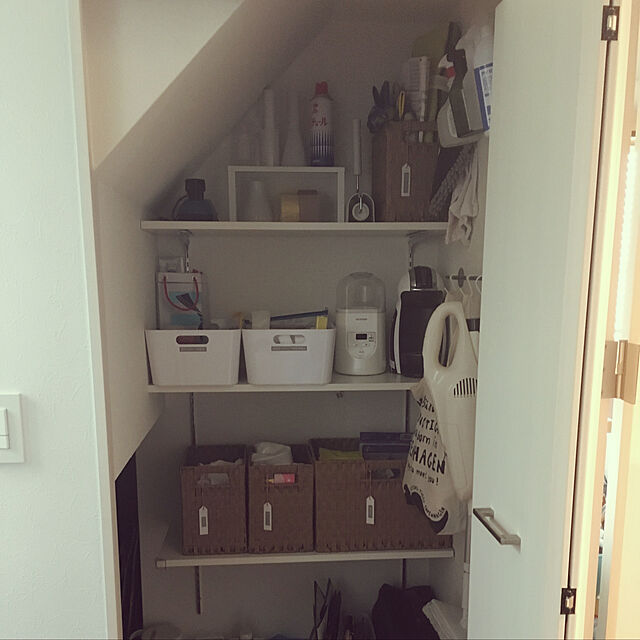 My Shelf,可動棚,DIY,階段下収納,階段下,階段の下,10000人の暮らし,コンテスト参加,カメラマーク退治中,収納,IKEA kotikkoの部屋