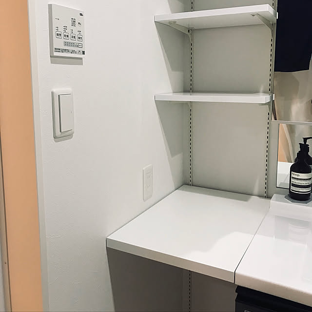 DIY,DIY初心者,可動棚,可動棚DIY,タカラスタンダード,Bathroom minacoの部屋