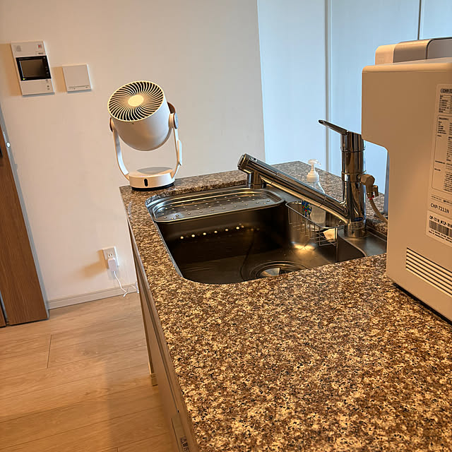 Kitchen,ナチュラル,シンプルライフ,暮らしを楽しむ,すっきり暮らす,スッキリ暮らしたい,スッキリ暮らす,サーキュレーター,RoomClipショッピング,おうち見直し企画 nikohareの部屋
